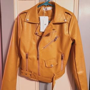 Carmen Leather Biker Jacket
